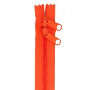By Annie: Zipper - 40" Tangerine