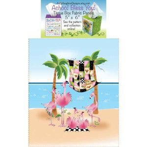Jody Houghton Designs: Tissue Box - Flamingo