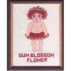 May Gibbs: Counted Cross Stitch - Gum Blossom Flower