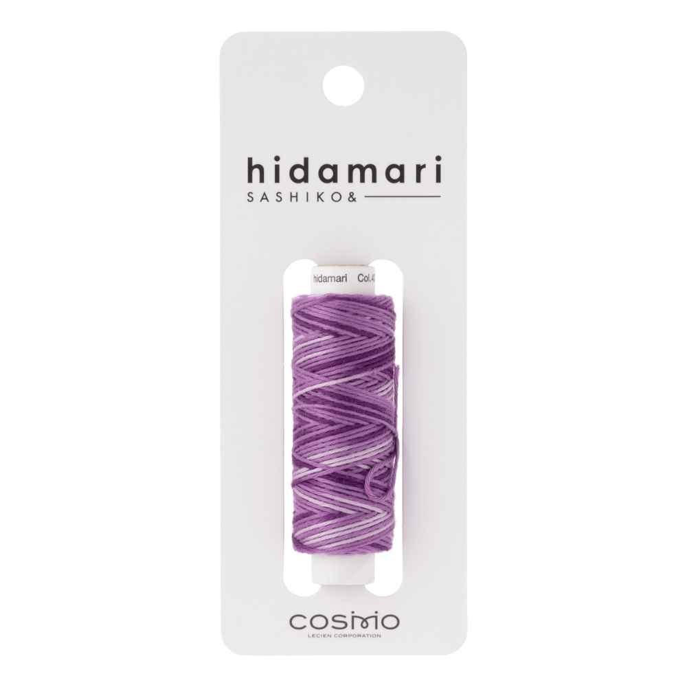 COSMO: Sashiko Thread - (403) Blueberry Yogurt
