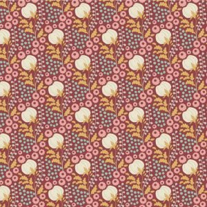 Tilda: Sanctuary - Cottonfield Maroon