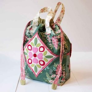 Arabesque Scissors: Pattern - Blithe Bucket Bag