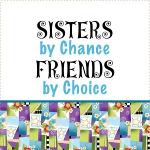 Jody Houghton Designs: Square Fabric Art Panels - Sisters Chance