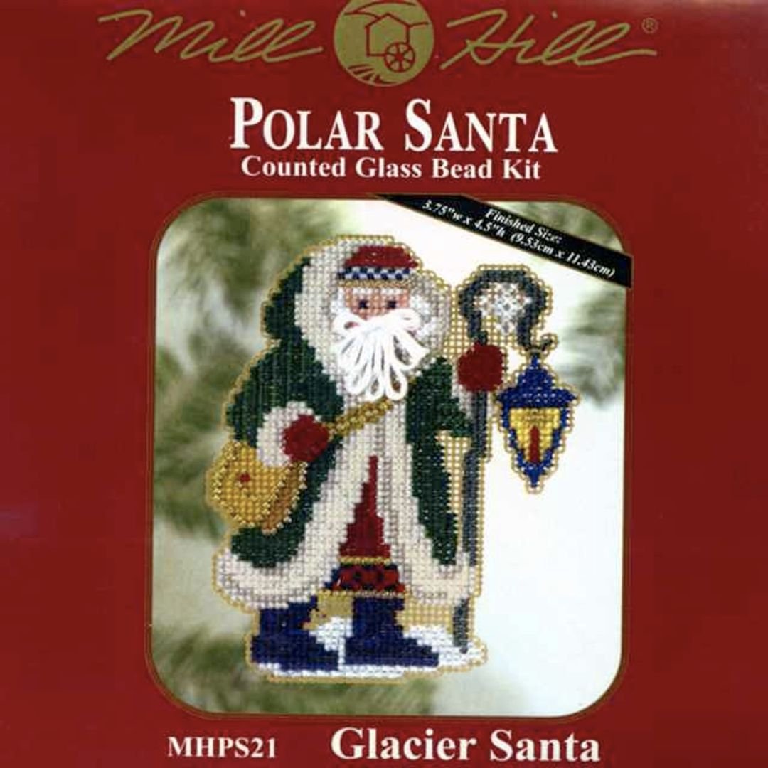 Mill Hill: Counted Cross Stitch – Polar Santa, Glacier Santa - Image 2