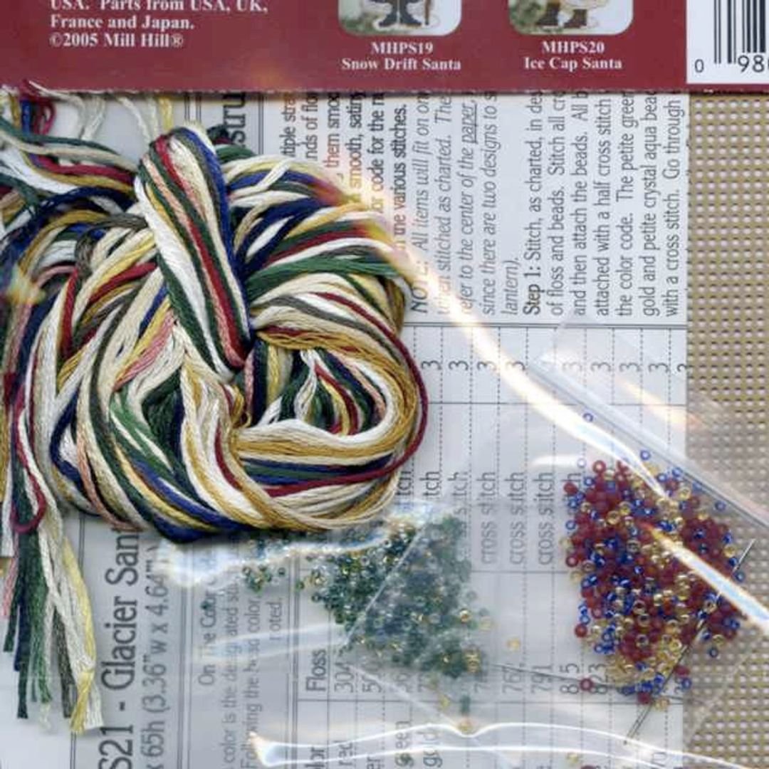 Mill Hill: Counted Cross Stitch – Polar Santa, Glacier Santa - Image 3