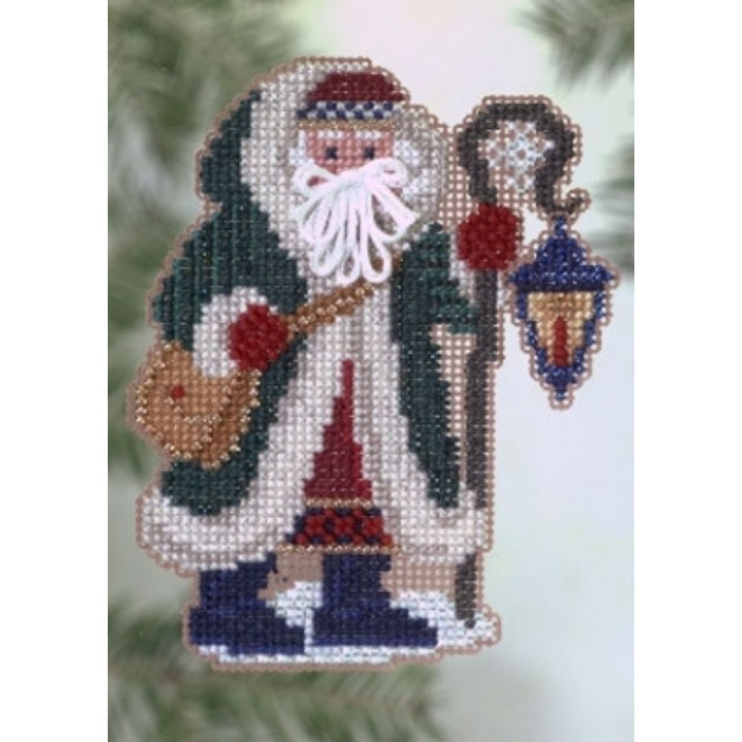 Mill Hill: Counted Cross Stitch – Polar Santa, Glacier Santa