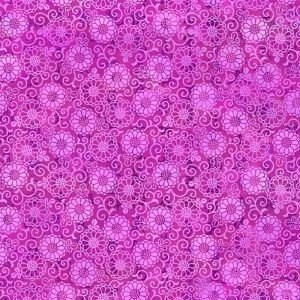 In the Beginning: Oriental Gardens - Magenta Lace 7OG-3