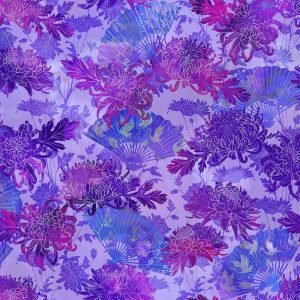 In the Beginning: Oriental Gardens - Purple Fans & Mums 2OG-3