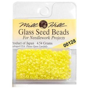 Mill Hill Beads: Glass Seed Beads - 00128 Yellow