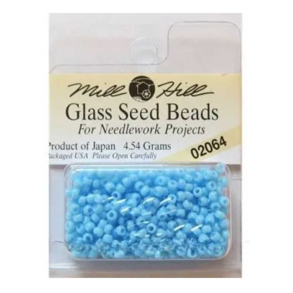 Mill Hill Beads: Glass Seed Beads - 02064 Crayon Sky Blue