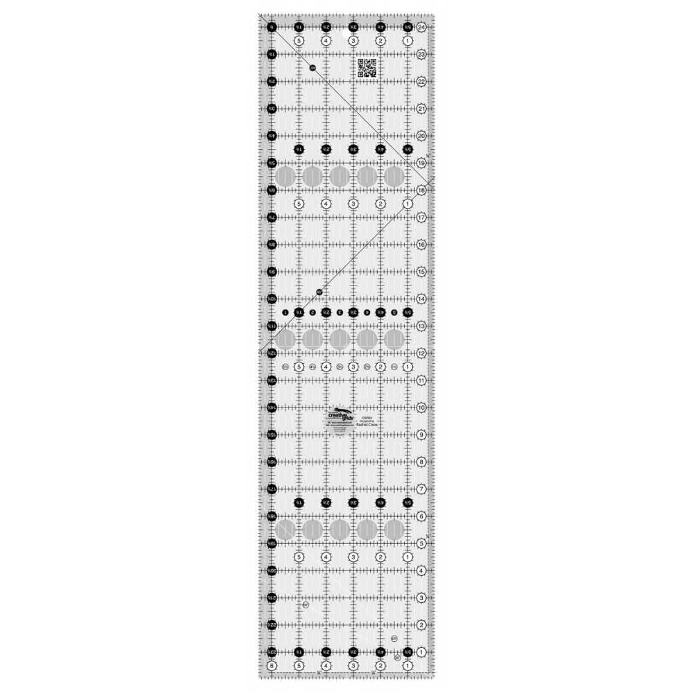 Creative Grids: Quilt Ruler 6-1/2in x 24-1/2in - Image 2