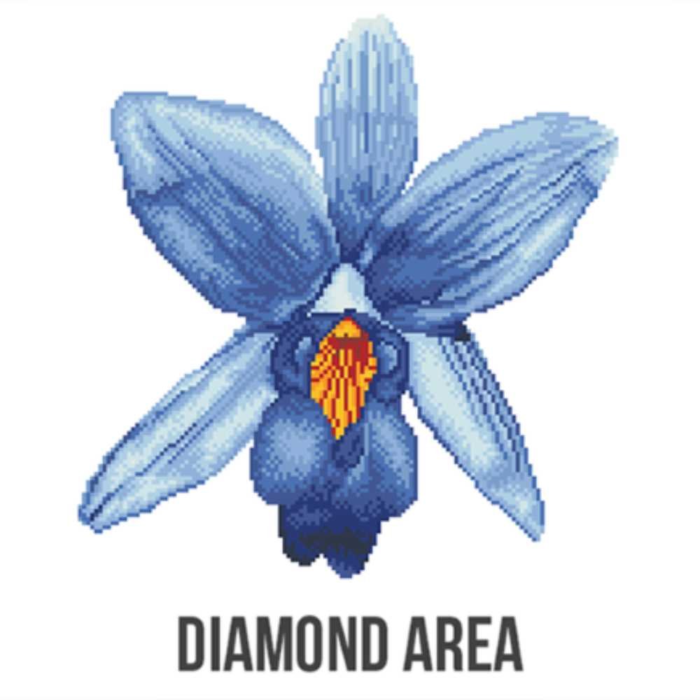 Diamond Dotz: Decorative Pillowcase - Sparkle Garden Blue - Image 2