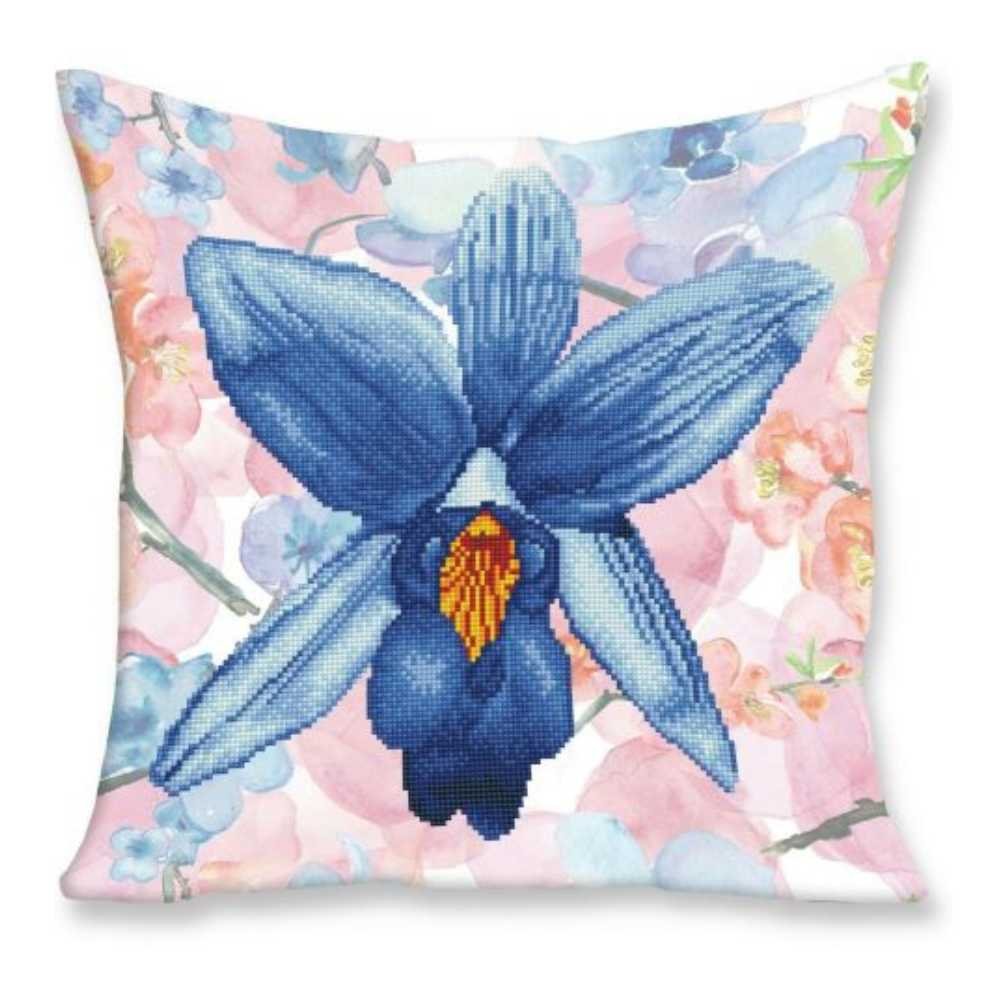 Diamond Dotz: Decorative Pillowcase - Sparkle Garden Blue