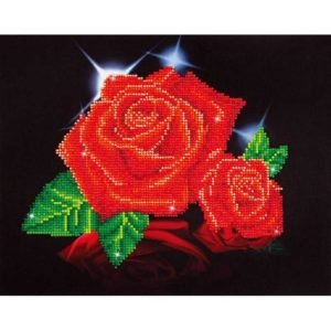 Diamond Dotz: Intermediate Kit - Red Rose Sparkle