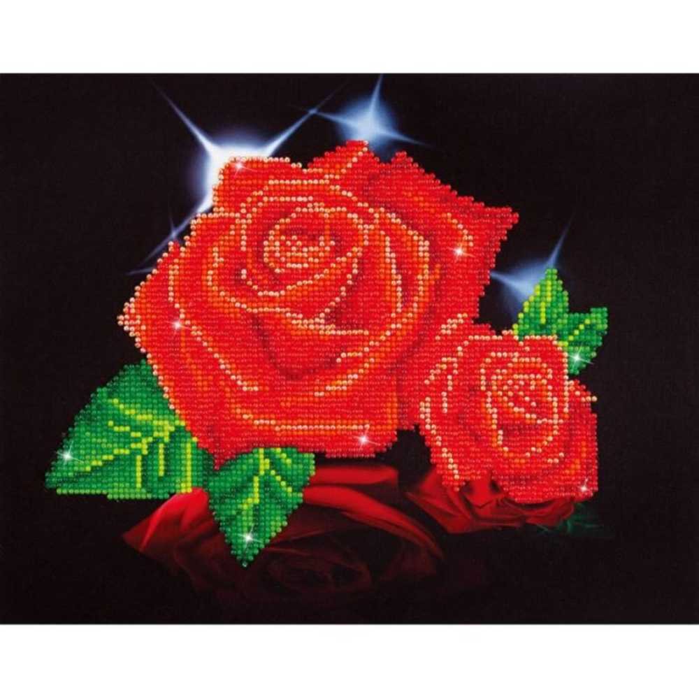 Diamond Dotz: Intermediate Kit - Red Rose Sparkle