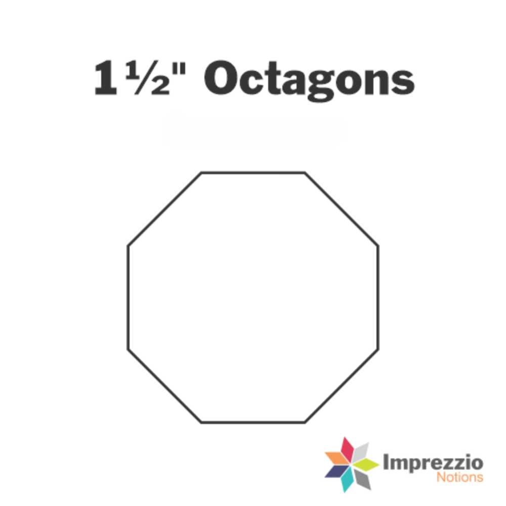 Imprezzio Notions: 1½" Octagon Papers