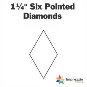 Imprezzio Notions: 1¼" Six Pointed Diamond Papers