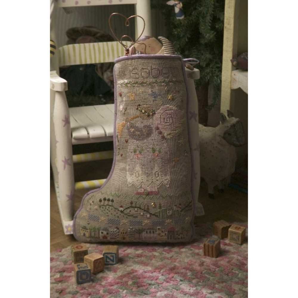 Shepherd's Bush: Counted Cross Stitch Stocking - Elizabeth - Image 2