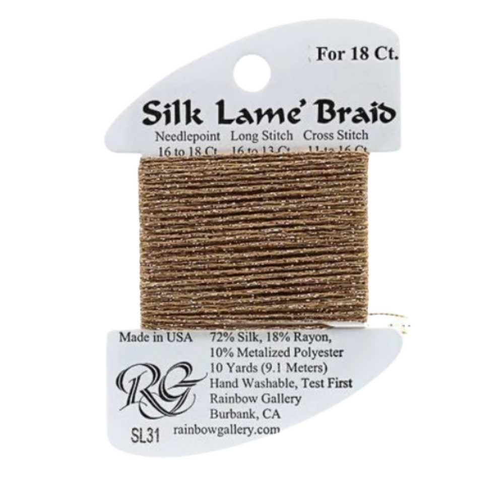 Rainbow Gallery: Silk Lame Braid - Image 5