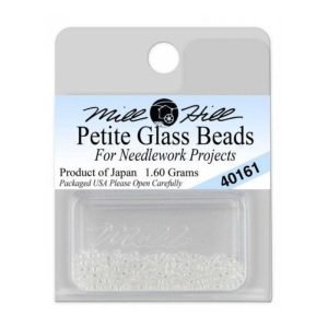 Mill Hill Beads: Petite Glass Seed Beads - 40161 Crystal