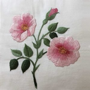 Roseworks Embroidery Design: Country Rose