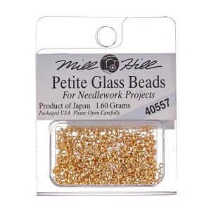 Mill Hill Beads: Petite Glass Seed Beads - 40557 Old Gold
