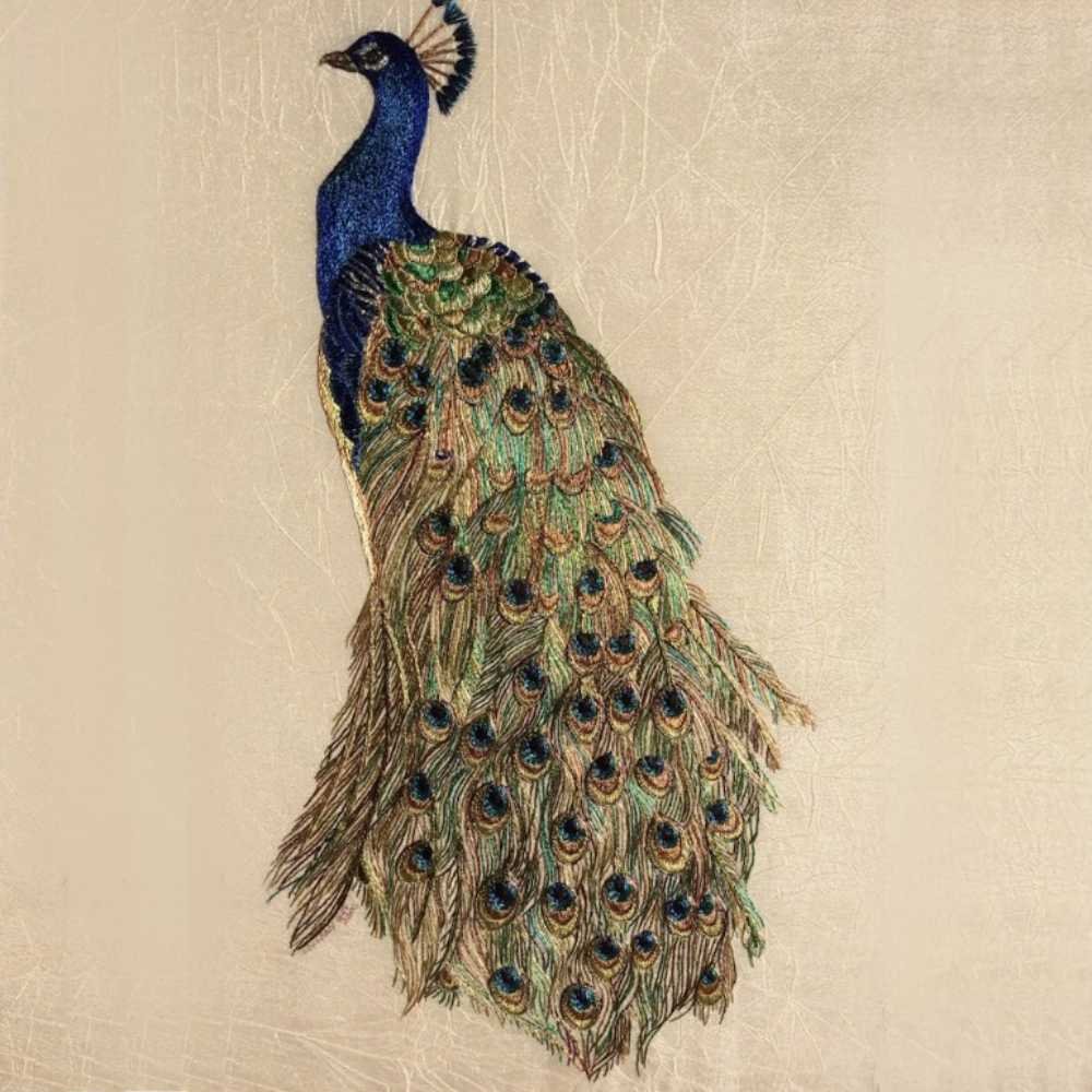 Roseworks Embroidery Design: Peacock