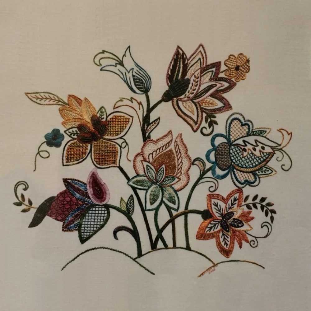 Roseworks Embroidery Design: Arabesque