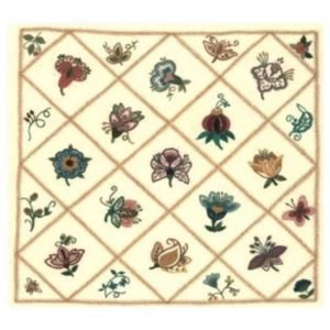 Roseworks Embroidery Design: Jacobean Mosaic No. 1