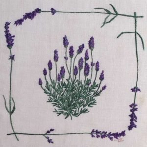 Roseworks Embroidery Design: Just Lavender