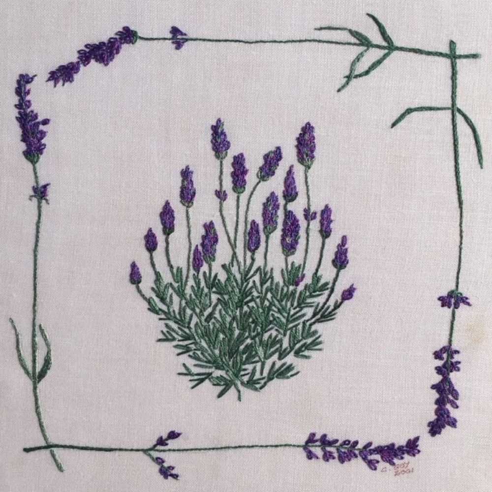 Roseworks Embroidery Design: Just Lavender