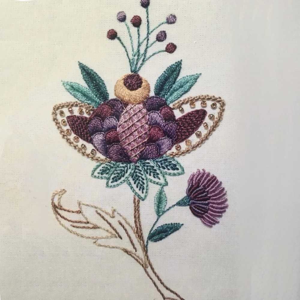 Roseworks Embroidery Design: Pavane