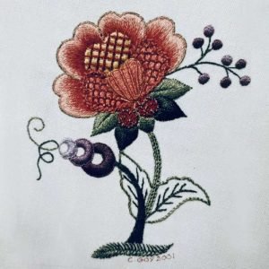 Roseworks Embroidery Design: Prelude