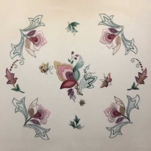 Roseworks Embroidery Design: Rococo