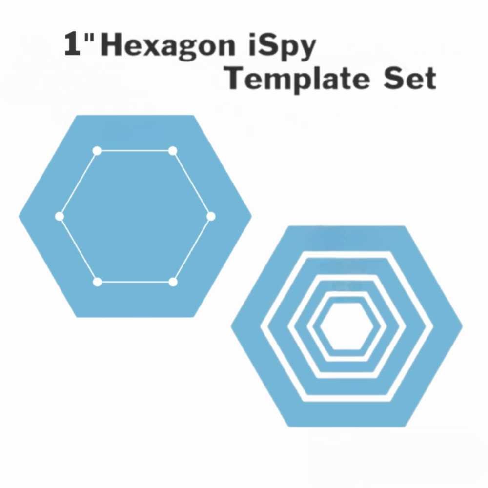 Blueberries Collective: Hexagon 1" - Template