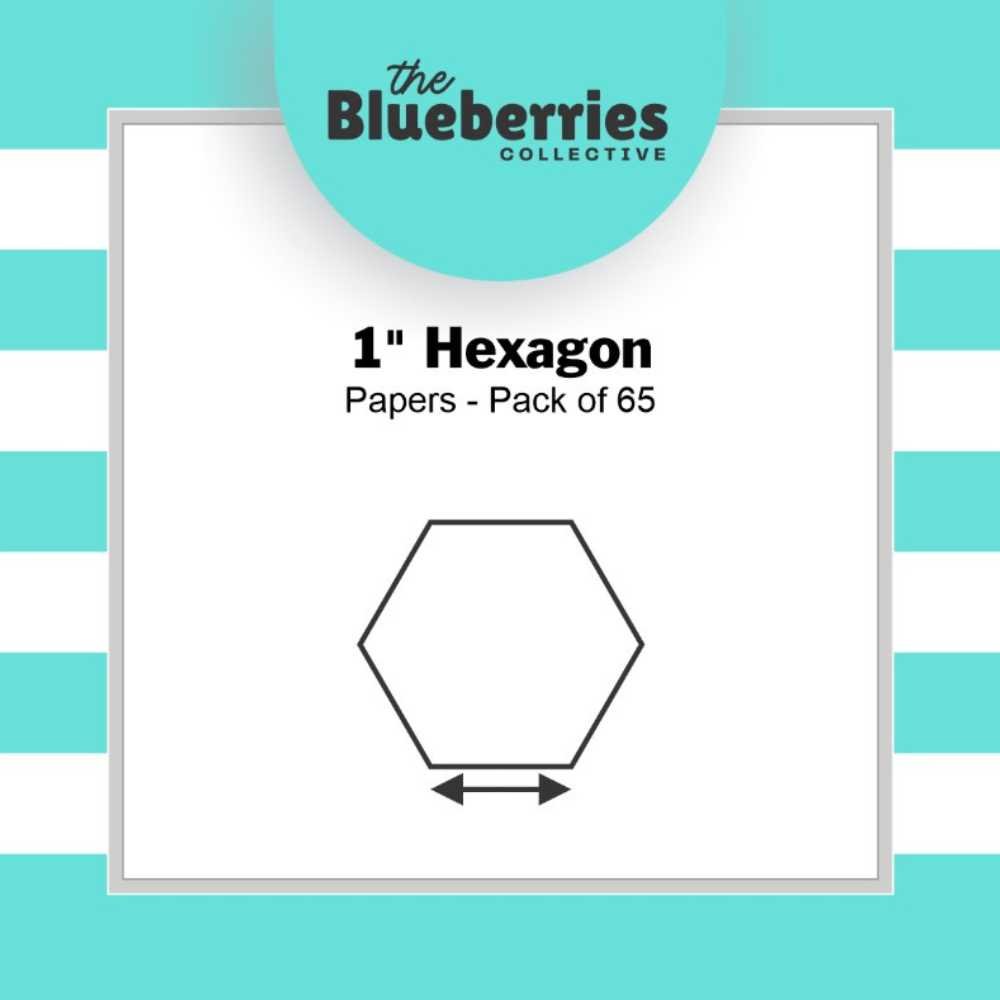 Imprezzio Notions / Blueberries Collective: Hexagon 1" - Papers - Image 4
