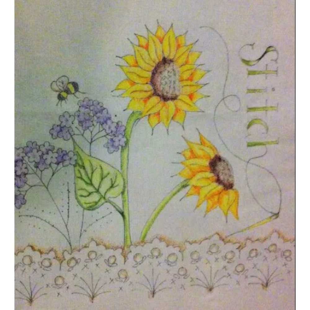 Crab.apple Hill Studio: Stitcheries - Sunflower Stitchery Folder