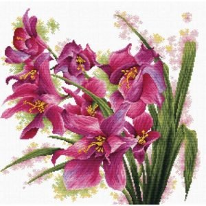 NeedleArt: No-Count Cross Stitch - Lovely Orchids