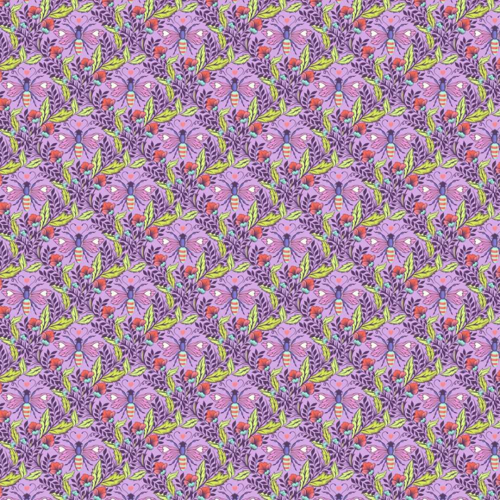 Tula Pink: Full Moon Forest II - Shake your Honey Maker, Blossom