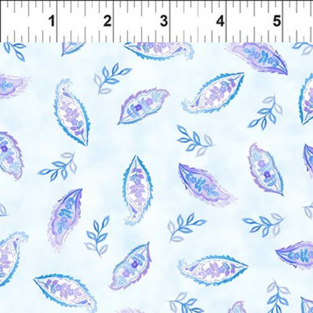 In the Beginning: Daydreams - Blue Small Leaves 8DD-2 - Image 2