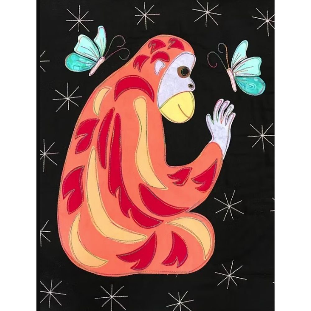 Pattern Poole: Applique Pattern - Ori the Orangutan