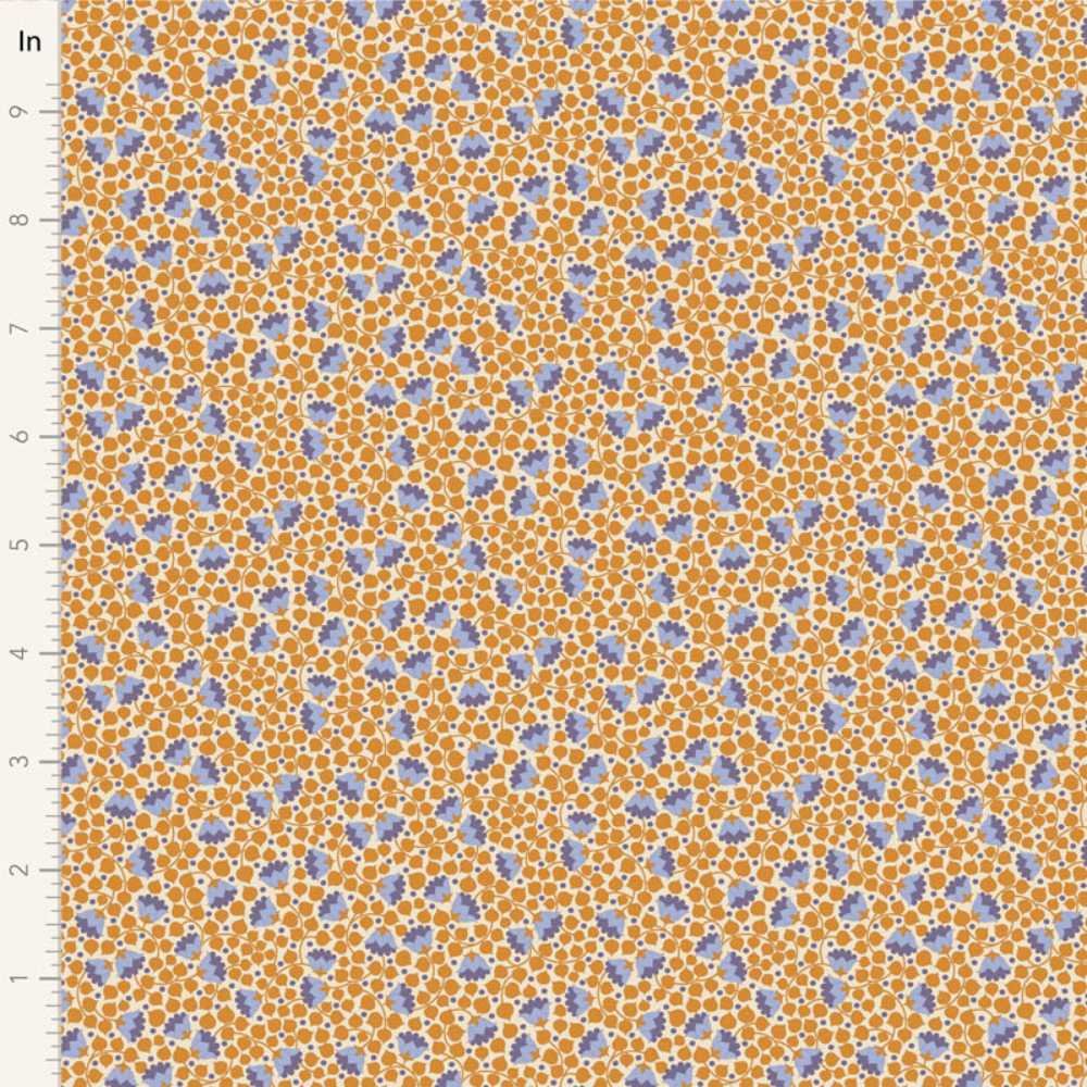 Tilda: Wallflower - Bellflower Mustard - Image 2