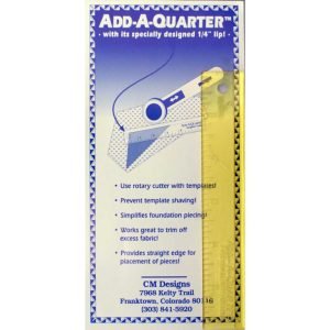 Add-A-Quarter: 6" Add-A-Quarter Ruler