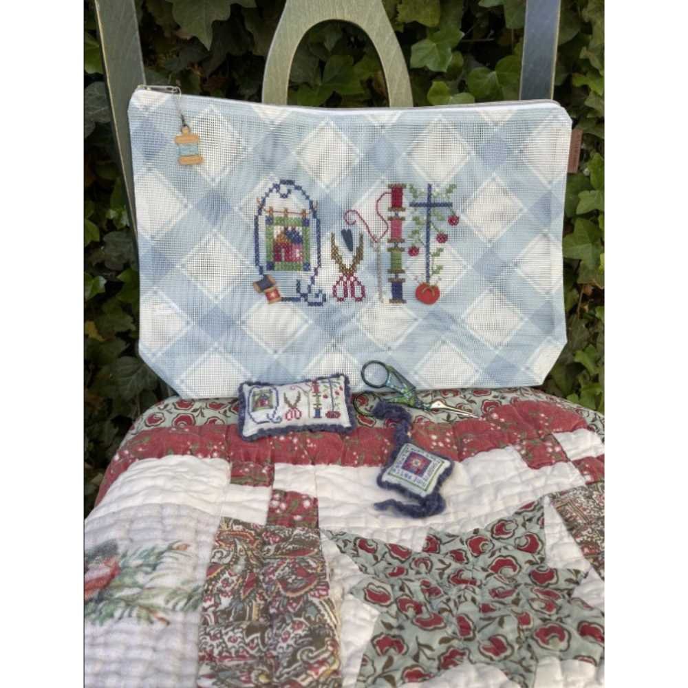 Its Sew Emma: Project Bag - Rose Mad for Plaid - Image 4