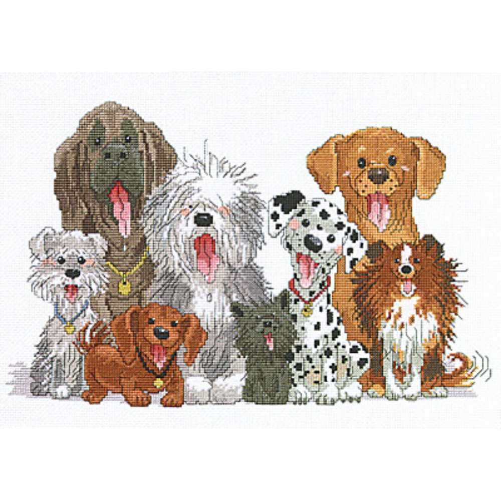 Janlynn: Cross Stitch Kit - Suzy's Zoo, Dogs Of Duckport (Large)
