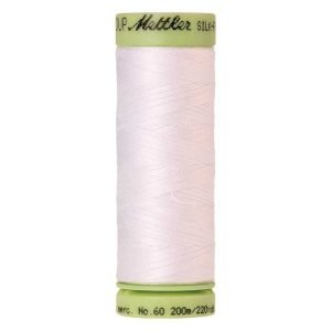 Mettler: Silk-finish Cotton - White