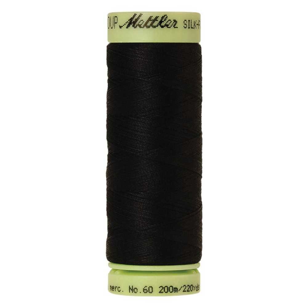 Mettler: Silk-finish Cotton - Black