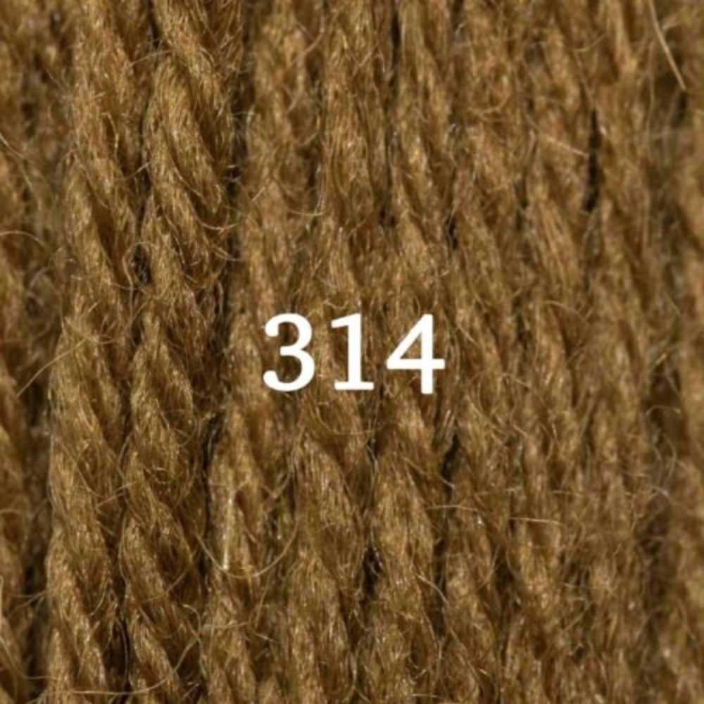 Appletons: Crewel Wool - Brown Olive 314