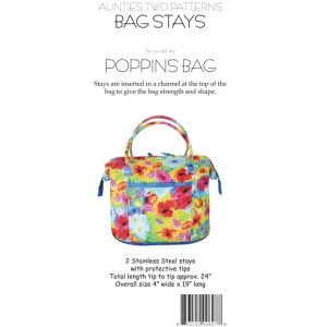 Aunties Two: Pattern - Bag Stays Size B (24in)