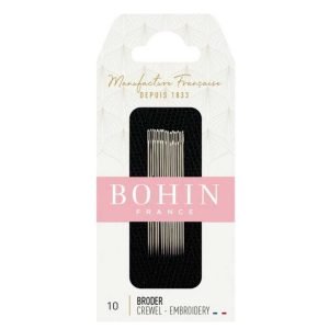 Bohin: Needles - Embroidery Needles Size 10